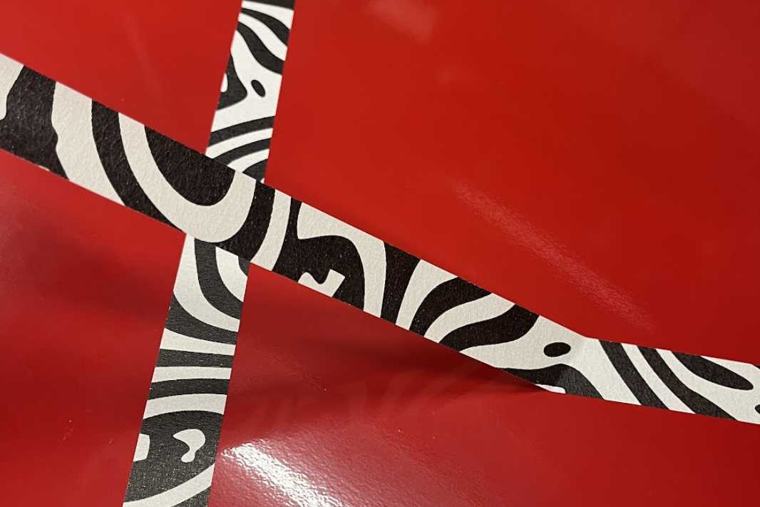 OptiStripe peeling from surface